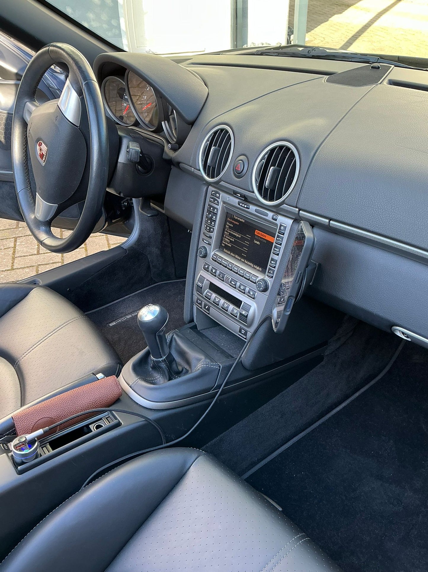 Porsche Boxster 987 phone holder mobile phone holder
