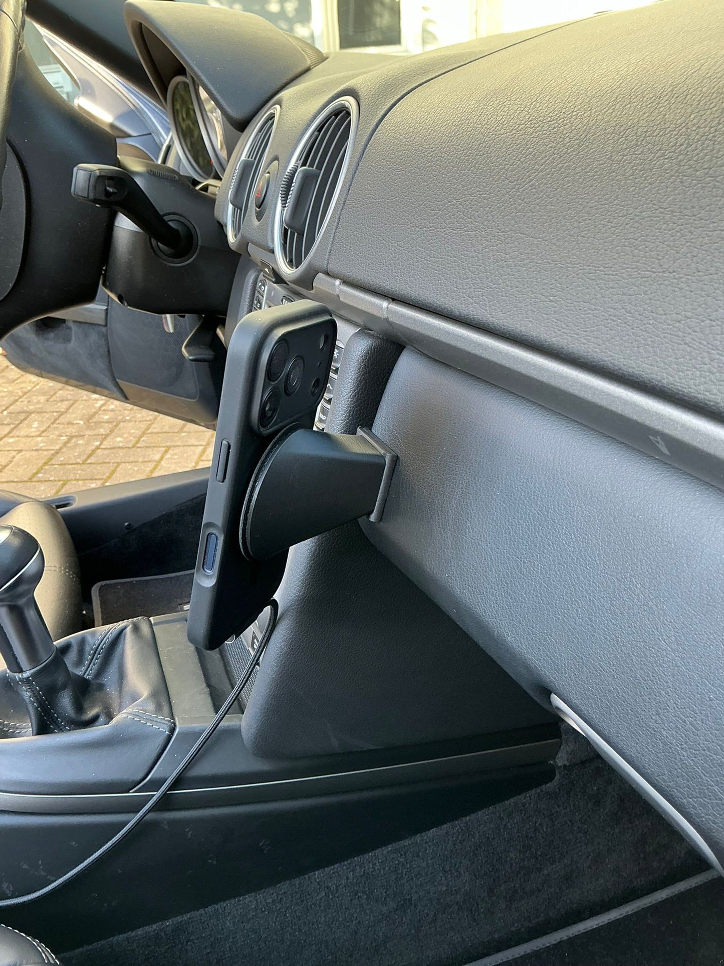 Porsche Boxster 987 phone holder mobile phone holder